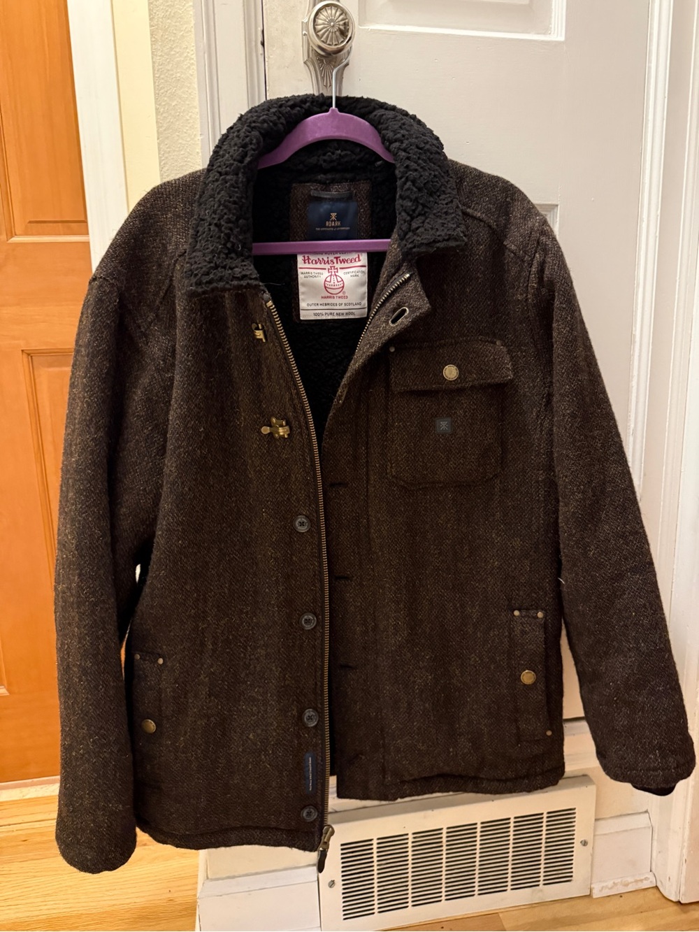 Roark Men’s Harris Tweed Wool Jacket size XL
